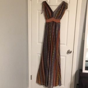 Multicolored Maxi Dress